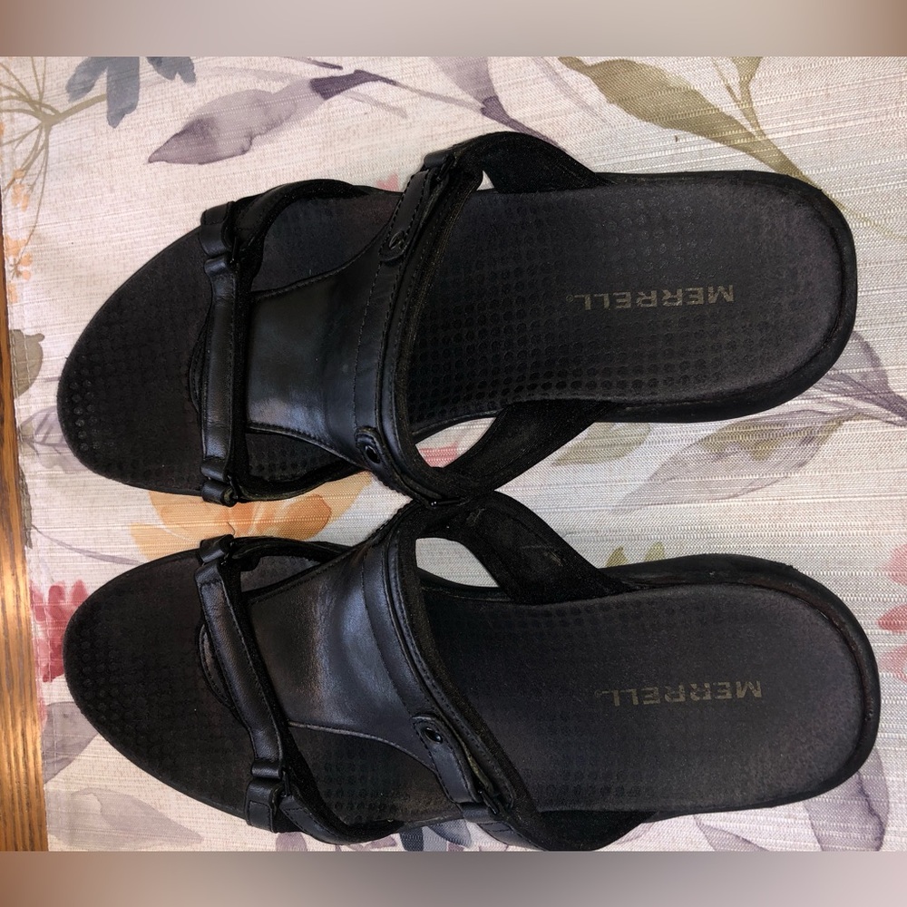 Wmn’s Merrell Black Slide Sandals